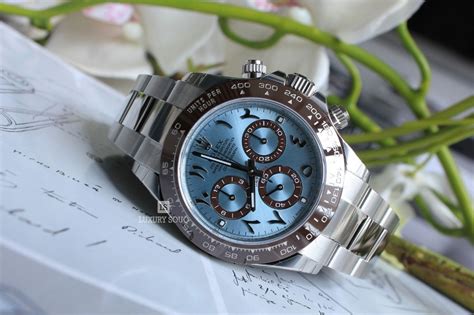 rolex daytona platinum 116506|rolex daytona platinum arabic dial.